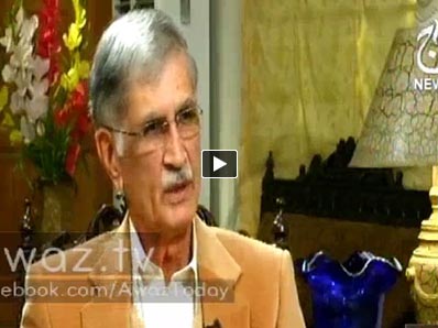 Pervez Khattak in Live With Talat - 6th December 2013